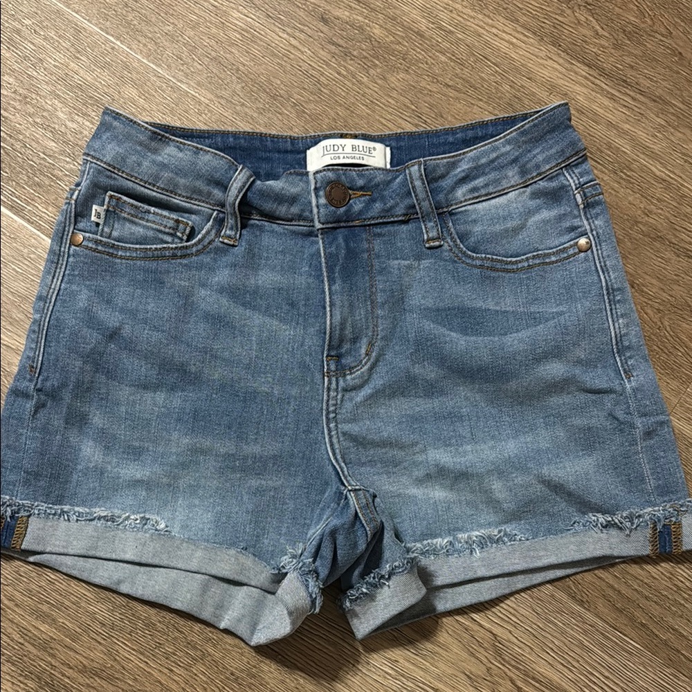 Judy Blue Blue Jean Shorts with Modern Fit
